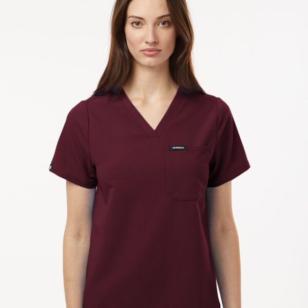 Women's Rhena Essential 1-Pocket Scrub V-Neck Top Thumbnail